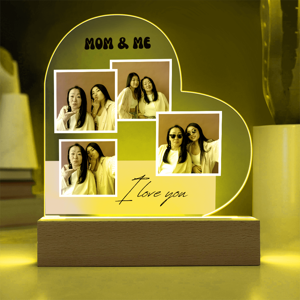 Personalized Charming Acrylic Plaque - Perfect Gift for Mom Daughter