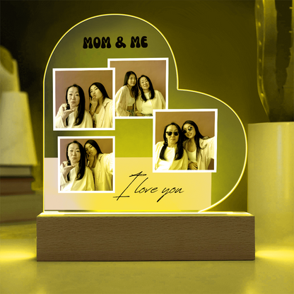 Personalized Charming Acrylic Plaque - Perfect Gift for Mom Daughter