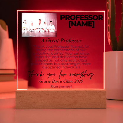 Thank You, Professor: Personalized Jiu-Jitsu Appreciation Gift