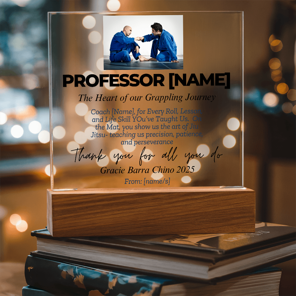 Thank You, Professor: Personalized Jiu-Jitsu Appreciation Gift