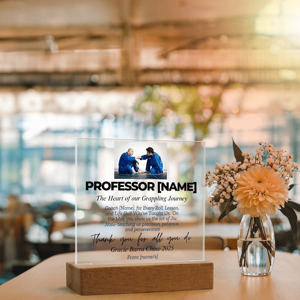 Thank You, Professor: Personalized Jiu-Jitsu Appreciation Gift