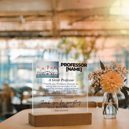 Thank You, Professor: Personalized Jiu-Jitsu Appreciation Gift